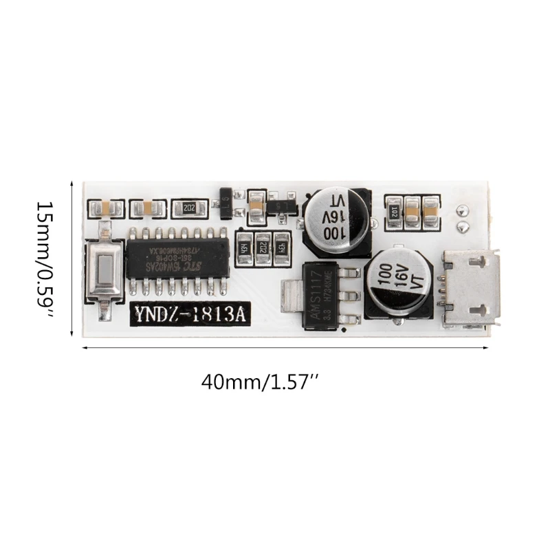 Миниатюрный USB светильник для музыкального спектра светодиодная плата 2x13
