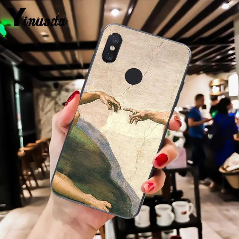 A3 Yinuoda создание Адама Ренессанс живопись на холсте чехол для телефона для Xiaomi mi 6 mi x2 mi x2S Note3 8 8lite Red mi 5 note5 Note4 4X - Цвет: A3