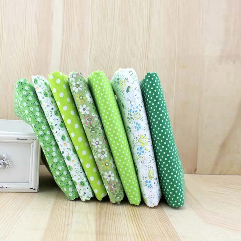 2017 7 шт./лот серия хаки хлопковая ткань квадраты сделай сам ассорти