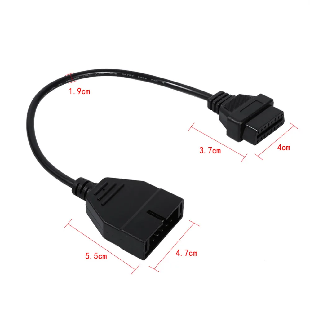 12 контактный OBD1 16 OBD2 автомобильный диагностический адаптер Соединительный