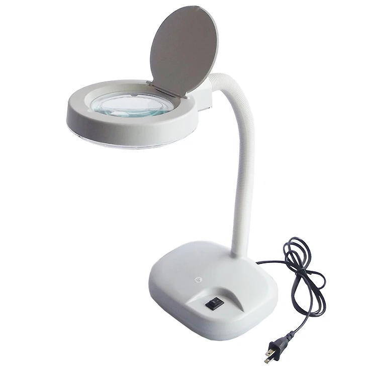 Настольная Лупа с светильник кой регулируемая настольная лампа увеличительным