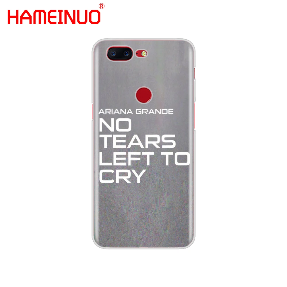 HAMEINUO без слез слева Cry Ариана Гранде крышка чехол для телефона Oneplus one plus 5 т 3 2 X A3000