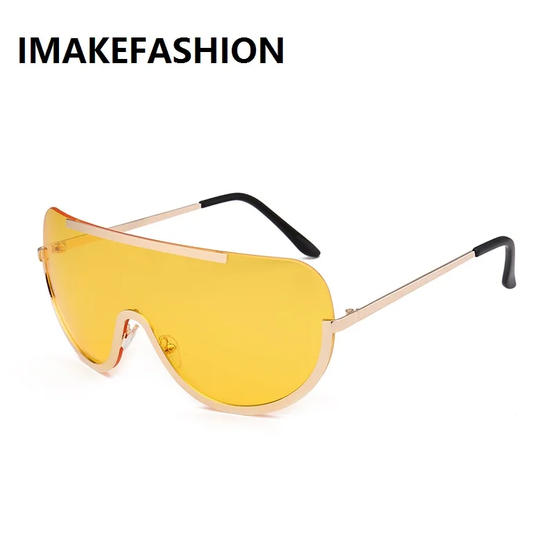 IMAKEFASHION 2017 оверсайз солнцезащитные очки для женщин большой экран люкс JWW236|oversized