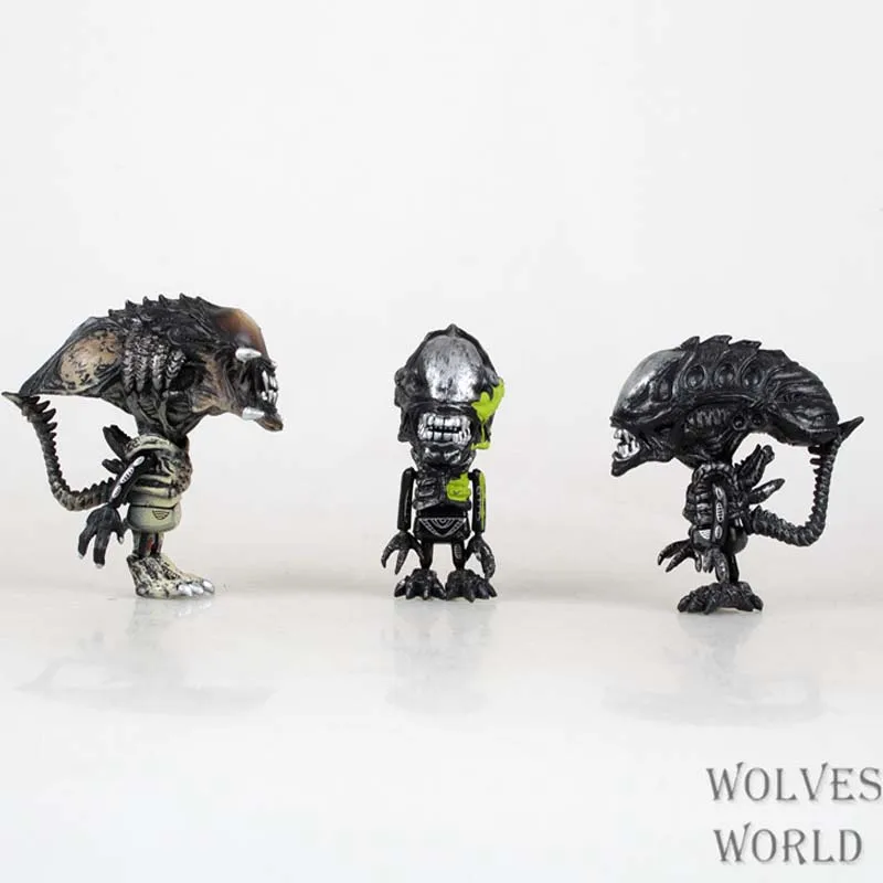 6pcs/set Q version Predator Series Anniversary Jungle Hunter action figure toy 8cm | Игрушки и хобби