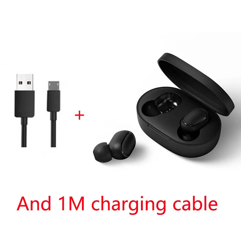 Redmi AirDots Xiaomi Redmi AirDots беспроводной Bluetooth 5,0 Bluetooth наушники активная гарнитура шум с микрофоном Bluetooth наушники - Цвет: Redmi AirDots