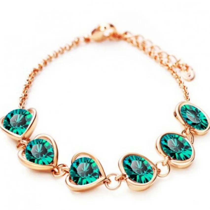 

The new jewelry soulmate Korean cute female models crystal bracelet full shipping - Xinyu 1331-64