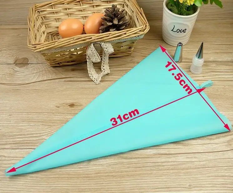 3 шт./лот многоразовый силиконовый кондитерский мешок для обледенения крем торта