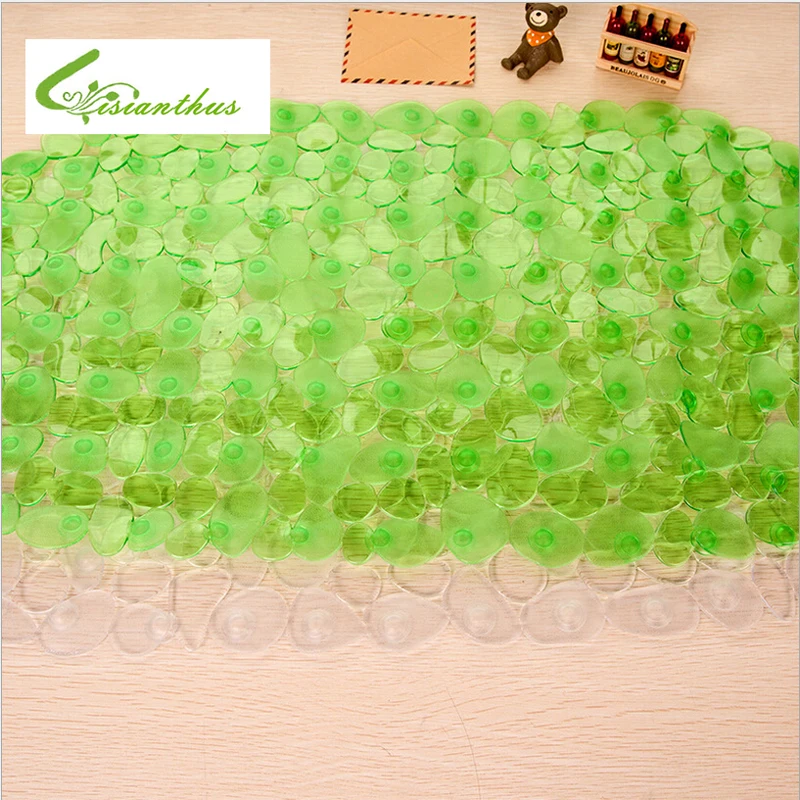 Лучшая цена 38*68 см ПВХ всасывающая Нескользящая чашка для ванной и душа