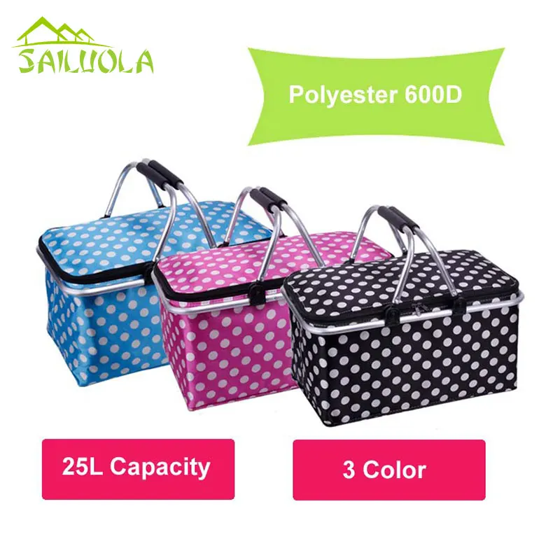 1 шт. складная корзина для пикника 46 х28х24 см|baskets for gift baskets|basket productsbasket bag |