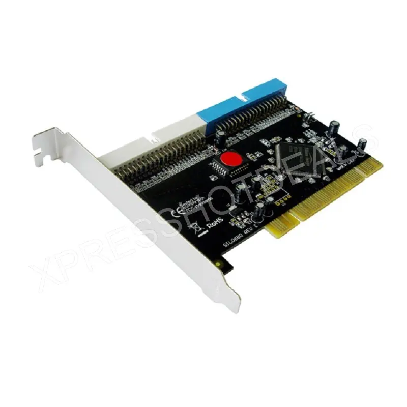 PCI 32bit до 2 портов Ultra ATA 133 IDE Raid контроллер карты Sil0680 | Компьютеры и офис