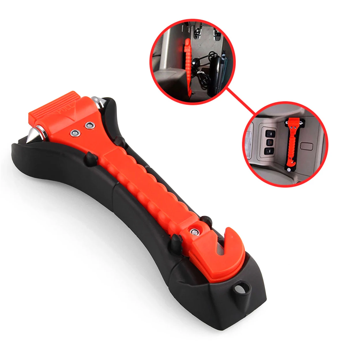 Молоток безопасности автомобиля на открытом воздухе спасательный аварийный
