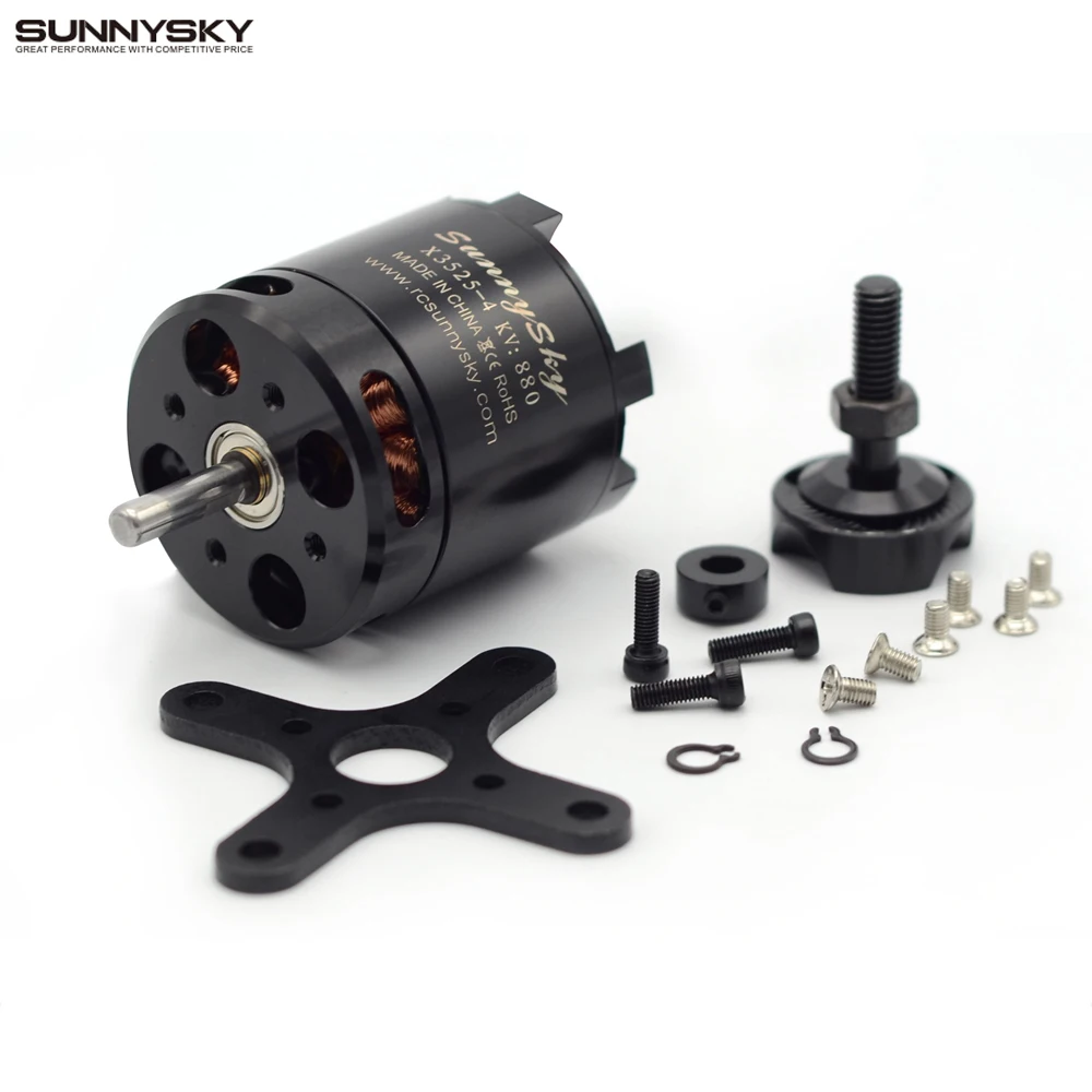 Оригинальный бесщеточный двигатель SunnySky X3525 520KV 720KV 880KV X series для FPV мультикоптера RC