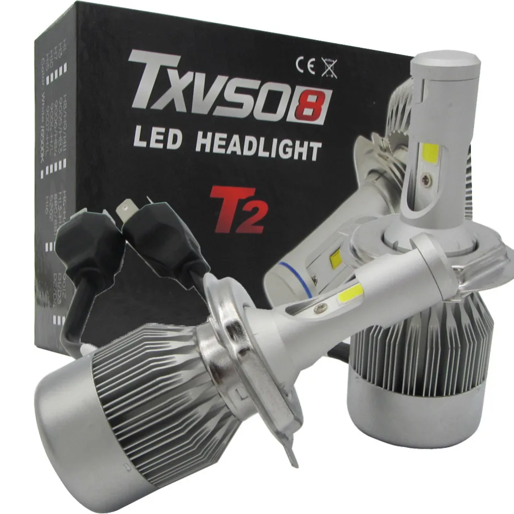 2x H4 Hi/Lo LED COB 110 Вт Автомобильные фары ксеноновые двухлучевые лампы Набор шаровых