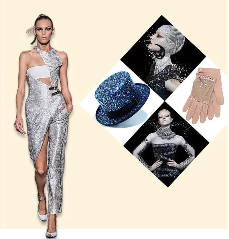 Струйный Черный SS6-SS20 1440 шт Кристалл DMC стразы с плоской задней стороной на горячей фиксации клейкие Стразы Для Dec платья