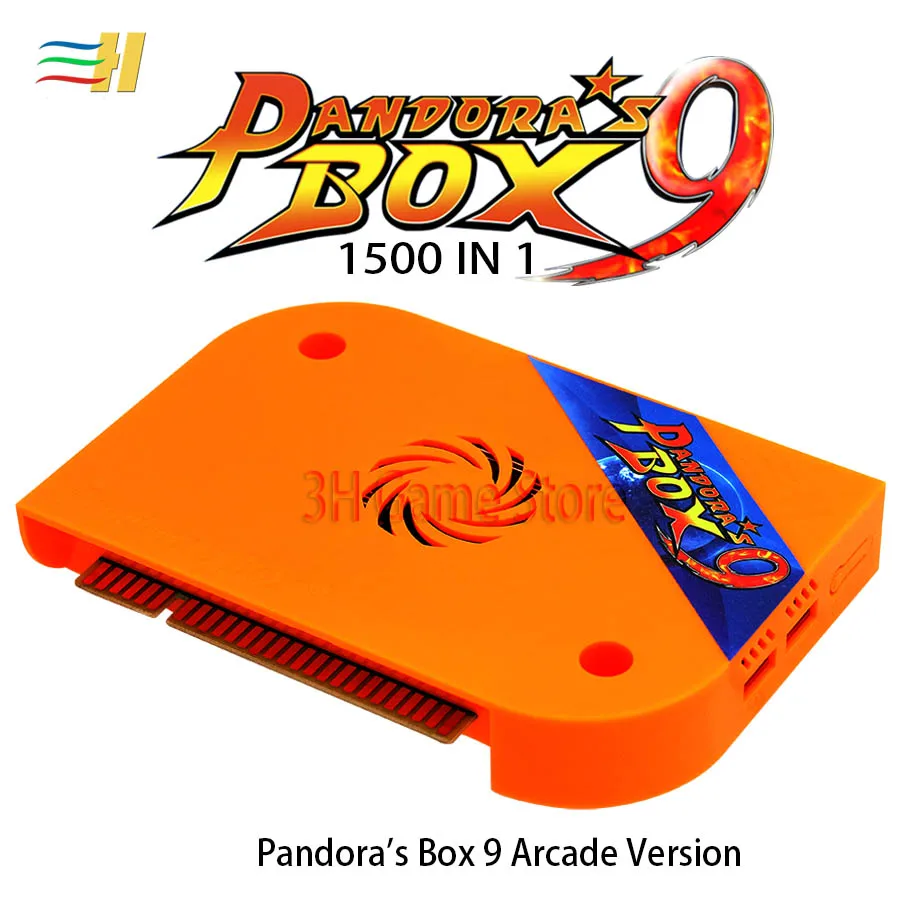 Pandora box 9 1500 В 1 jamma версия аркадная игра доска Pandora's Box 9 для аркадной консоли машинного шкафа mortal kombat pac man