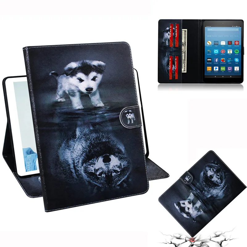 Чехол с откидной крышкой для чтения электронных книг Kindle Fire/Kindle Fire HD 10 2017 Планшеты