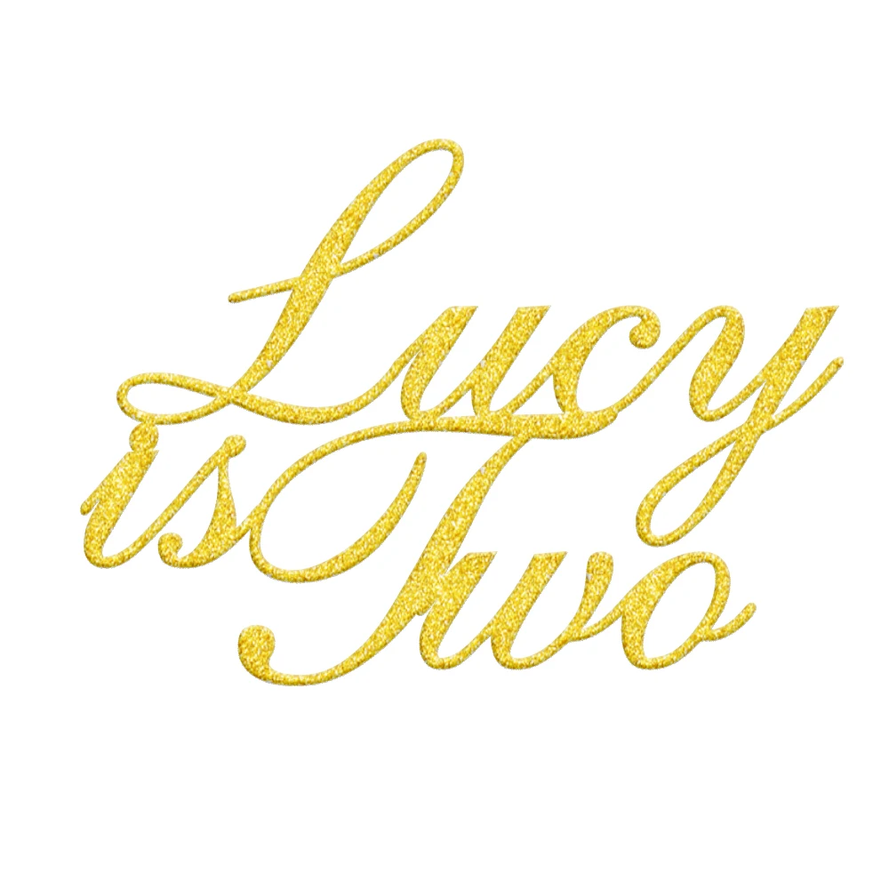 Персонализированные Индивидуальные блестки золотого и серебряного цвета с