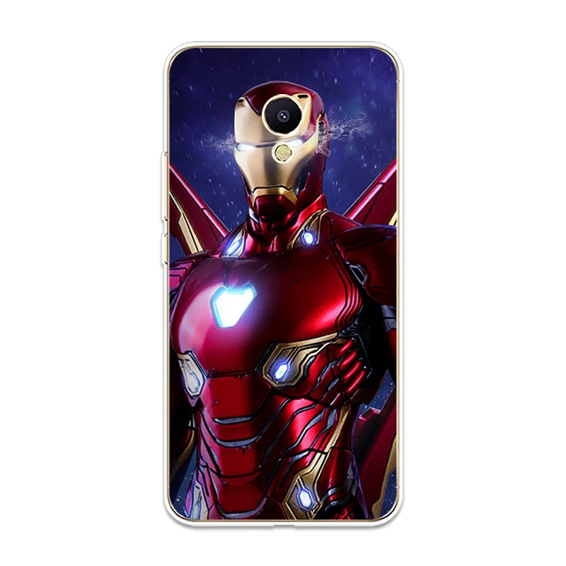 Silicone Case For Meizu M3 M5 M6 NTOE M3S M5S M5C M6S M6T Cover Spiderman Iron Man Patterned Soft Shell Phone |