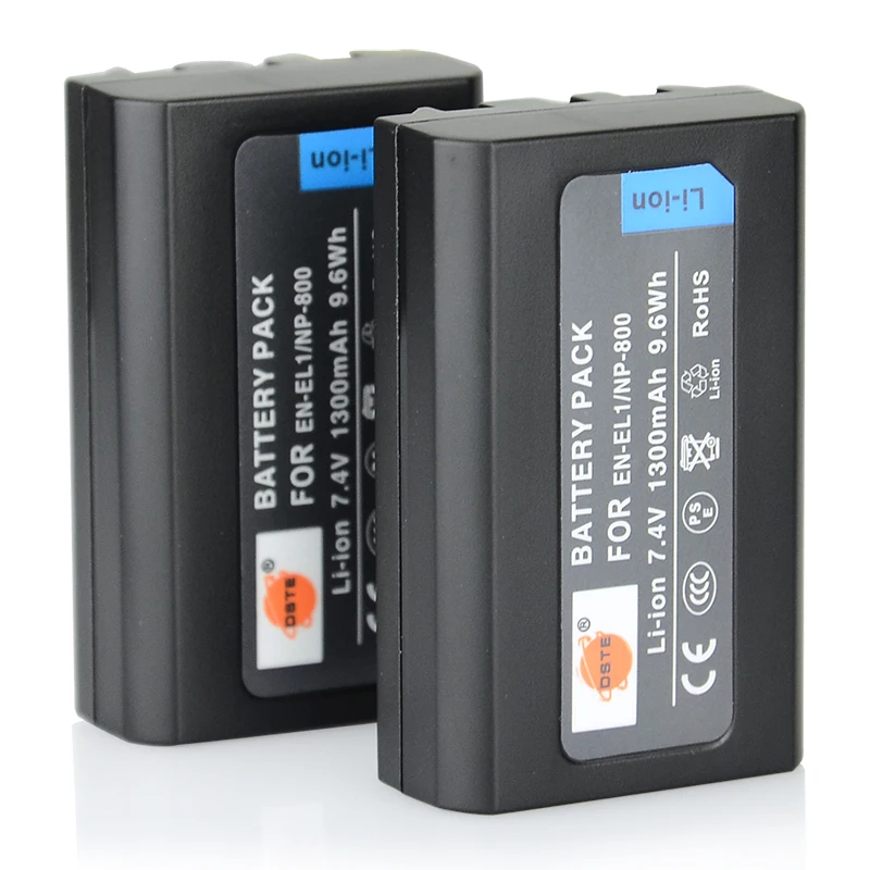 DSTE 2 шт EN-EL1 аккумуляторная батарея для камеры MINOLTA A200 DG-5W
