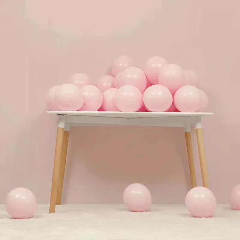 9 шт 10 дюймов мгновенной проявки Macaroon серии цветные латексные шары флаги надувные