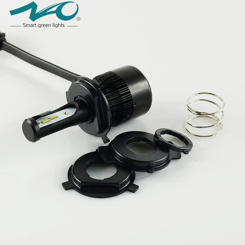 H4 светодиодная фара для мотоцикла HS1 led ba20d 36 Вт 4000LM с откидной головкой белый 6500k