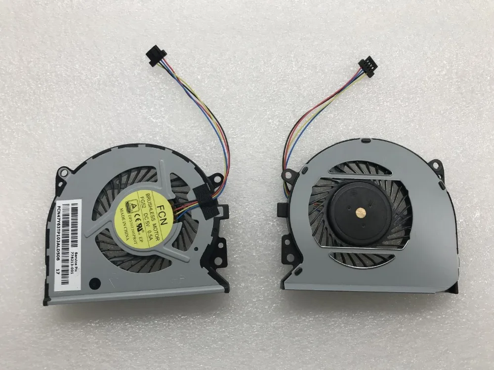 Оригинальный новый оригинальный вентилятор ЦП для HP 15-U 15-u111dx TPN-Q147 охлаждающий