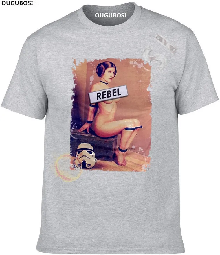 New Arrival Princess REBEL T shirt Star Funny cotton Men's t-shirt Custom fitness Hipster tee | Мужская одежда