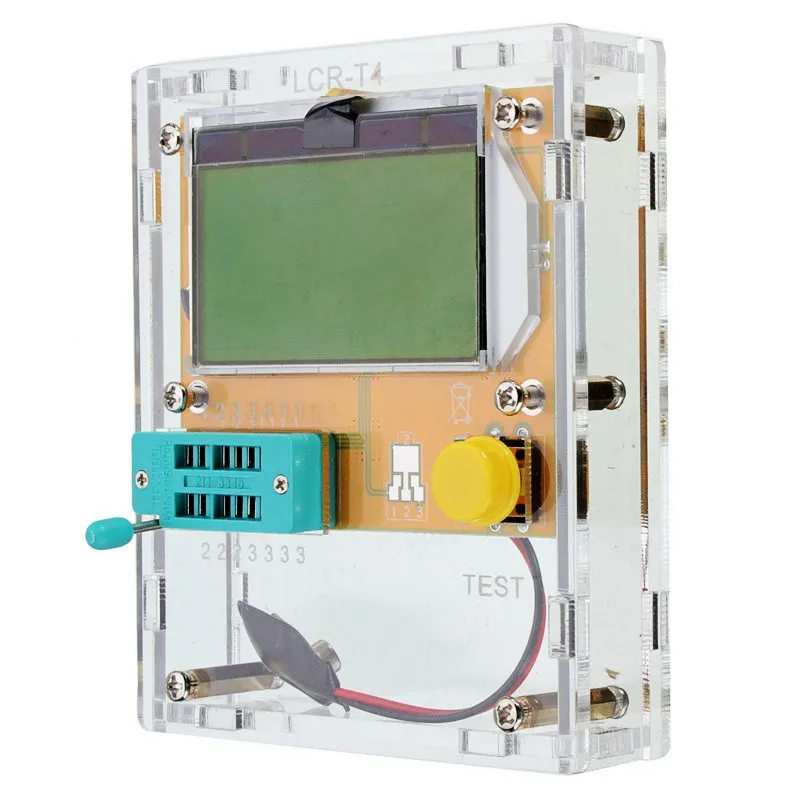 Портативный цифровой тестер транзисторов измеритель емкости диодов и триодов|esr