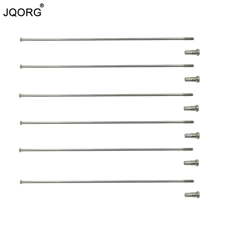 

32 Pieces A Lot Straight Head Spokes Stainless Steel Material Mountain Bike Straight Pull Spokes With Brass Nuts Length 60-310mm