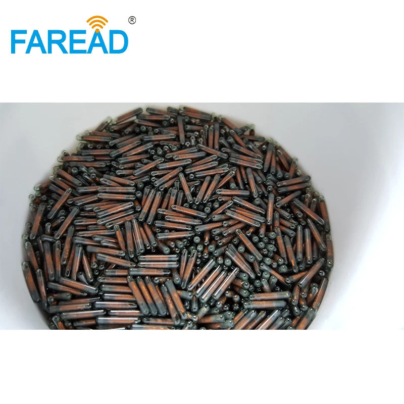 

X40pcs LF RFID-метка со стеклянным транспондером 2*8 мм/2*9 мм 134,2 кГц