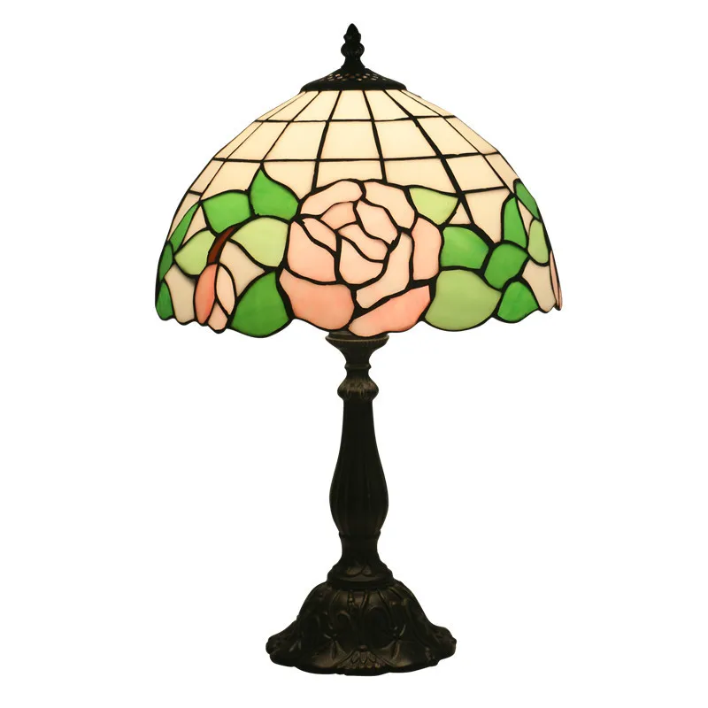 Fashion Design Turkish Mosaic Lamps E27 Base Handmade Glass Lampsahde Bedroom Bedside Vintage Table Lamp Light Fixtures | Лампы и