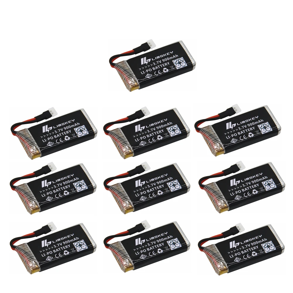 10 шт. 3 7 V 900 мА/ч 25C Lipo Батарея для Syma X5C X5SC X5SW лучшие продажи Q7 Квадрокоптер с