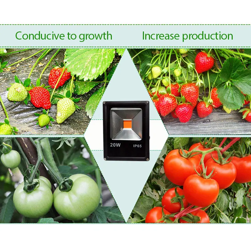 Led Plant Grow Floodlight 50W 30W 20W Flood Light Spotlight 220V IP65 Waterproof Outdoor Grows Lights growth light | Освещение