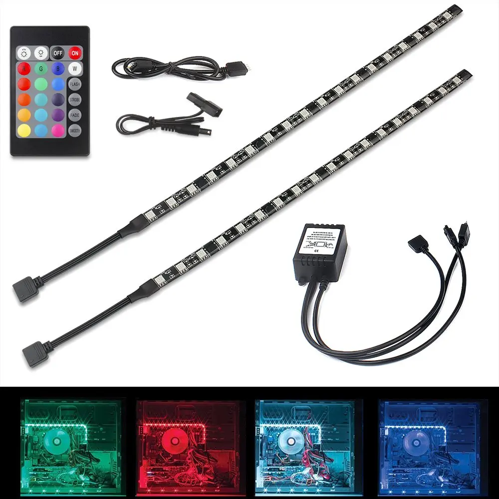 Светодиодная лента RGB-светильник из поликарбоната с магнитом 5050 SMD светодиодный