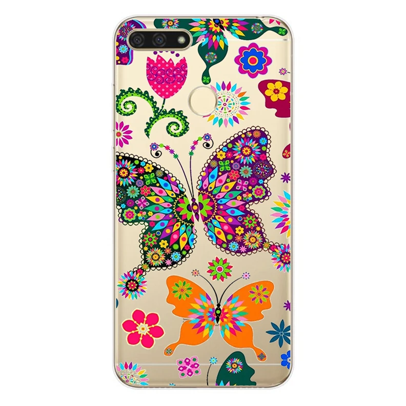 For Huawei Honor 7A pro Case 5.7' Printing Pattern Soft Silicone Cover Cases for 7 A Honor7A Fundas Coque Capa |