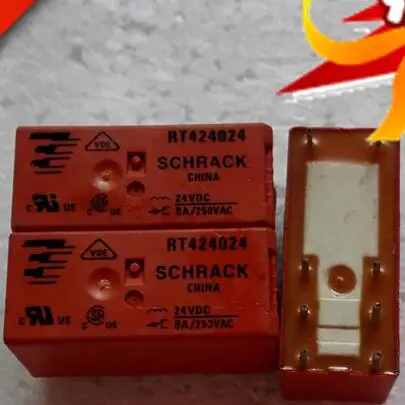 10 шт./лот Новое реле SCHRACK RT424024 DC24V 24VDC два открытых и закрытых 8 ножек | Обустройство
