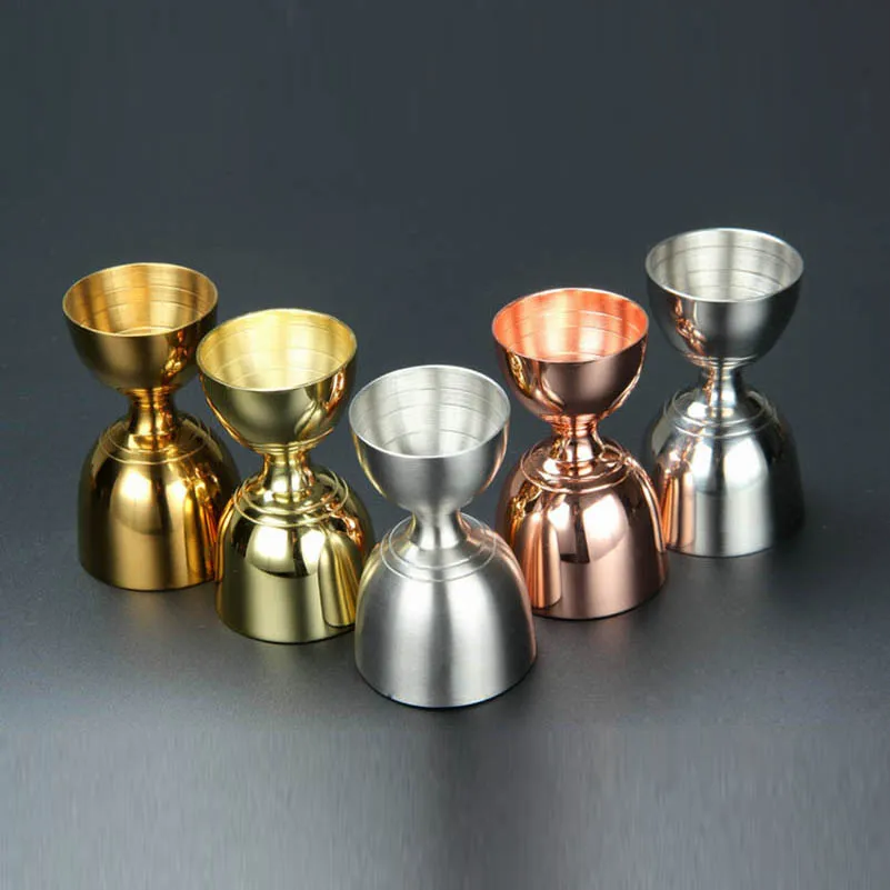 30 мл/60 мл нержавеющей стали Джиггер коктейль мерный стаканчик выстрел кукловода
