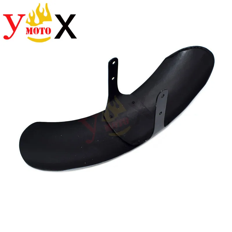 Черный мотоциклетный стальной передний брызговик Refit 16 дюймов грязезащитные