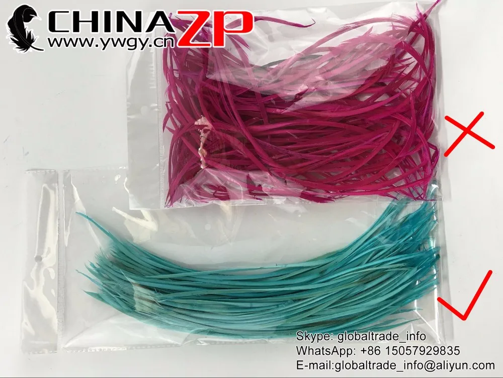 Chinazp Feathers Розничная торговля Размер 20~ 25 см(8~ 10 дюймов) 100 шт./лот экспорт хорошее качество DIY украшения гусиные биоты перья