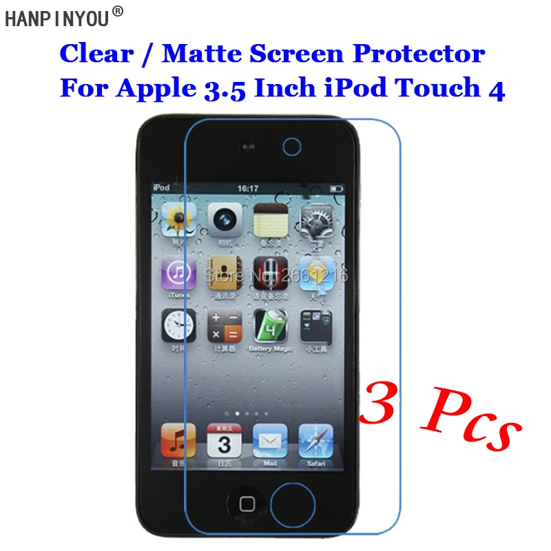 3 шт./лот для Apple iPod Touch 4 го поколения 5 дюйма HD Прозрачная/Антибликовая матовая