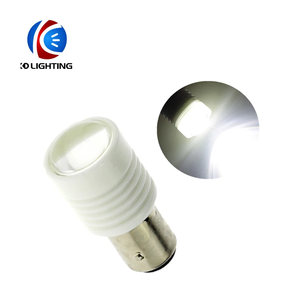 2 PCS Car LED 1157 BAY15D 6SMD 7020 With Lens Ceramic Shell Turn Brake Lamp Bulbs White 6500K 12V Low Power Consumption | Автомобили и