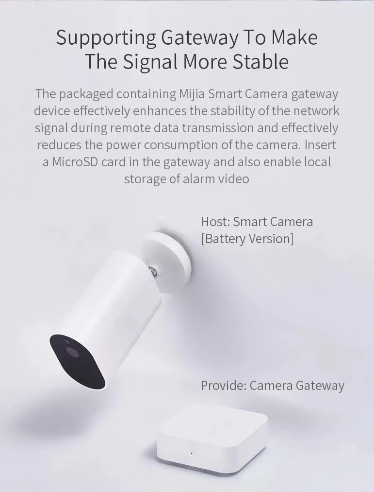 Новая Xiaomi xiaobay умная беспроводная камера 1080P 120 ° AI датчик обнаружения PIR с батареей IP65 Водонепроницаемый работает с приложением Mijia