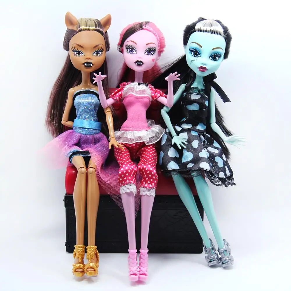 Fashion Monster Dolls Draculaura/Clawdeen Wolf/ Frankie Stein / Black WYDOWNA Spider Moveable Body Girls Toys Gift | Игрушки и хобби
