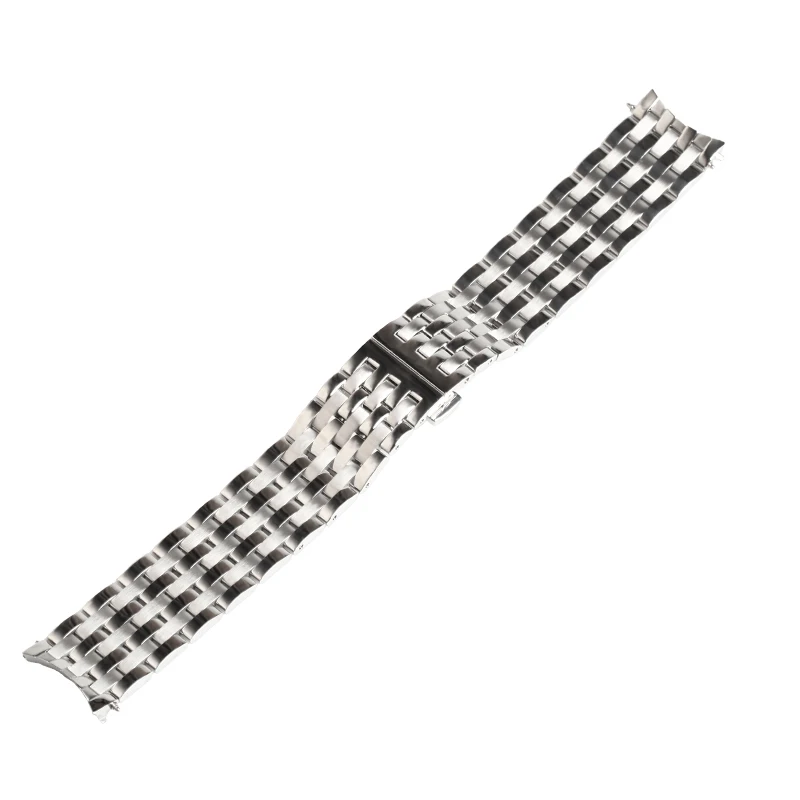 Ремешок WENTULA для TISSOT T045.407A из нержавеющей стали однотонный мужской браслет