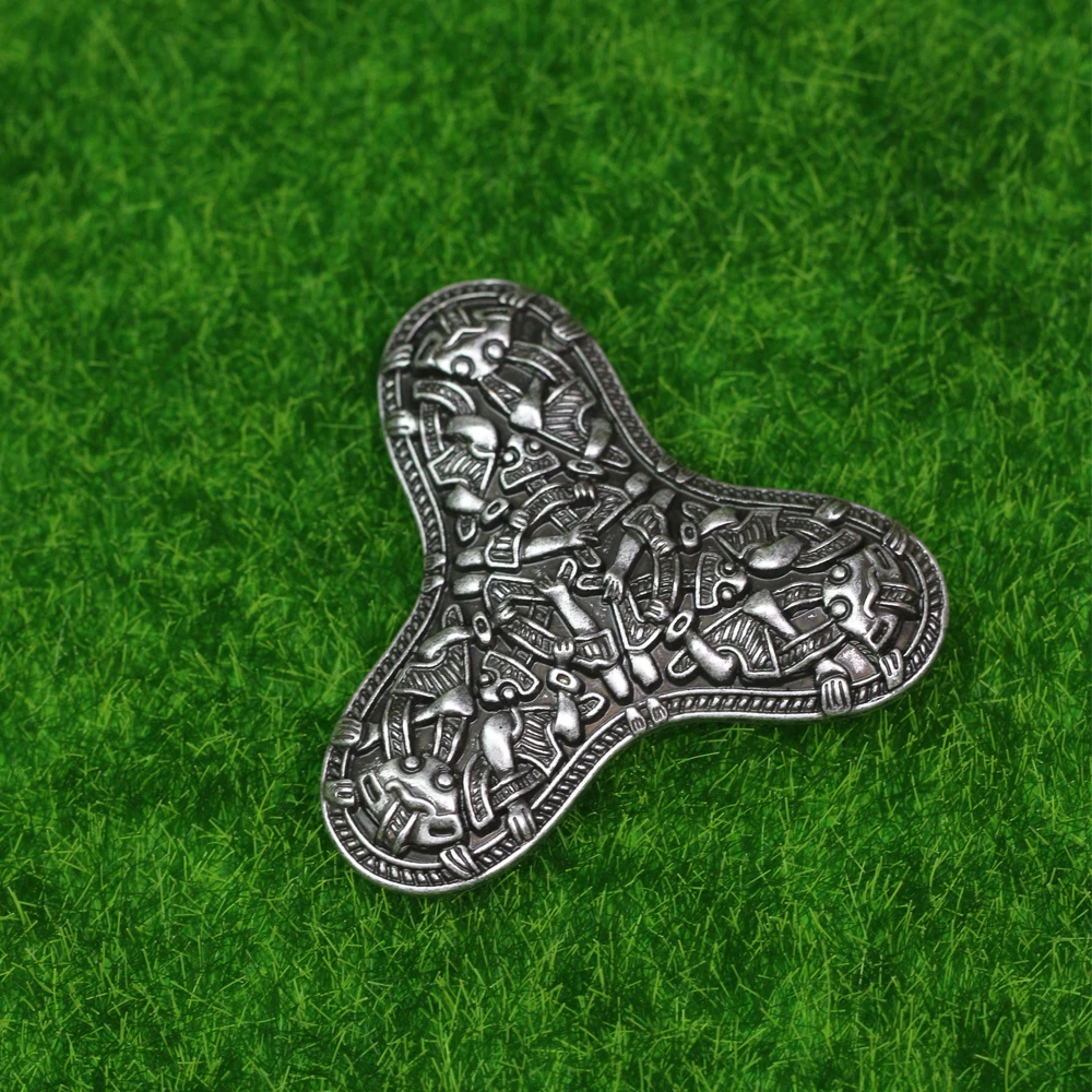 LANGHONG 1 шт. Legendry скандинавский Викинг брошь амулет фибула викингов бижутерия