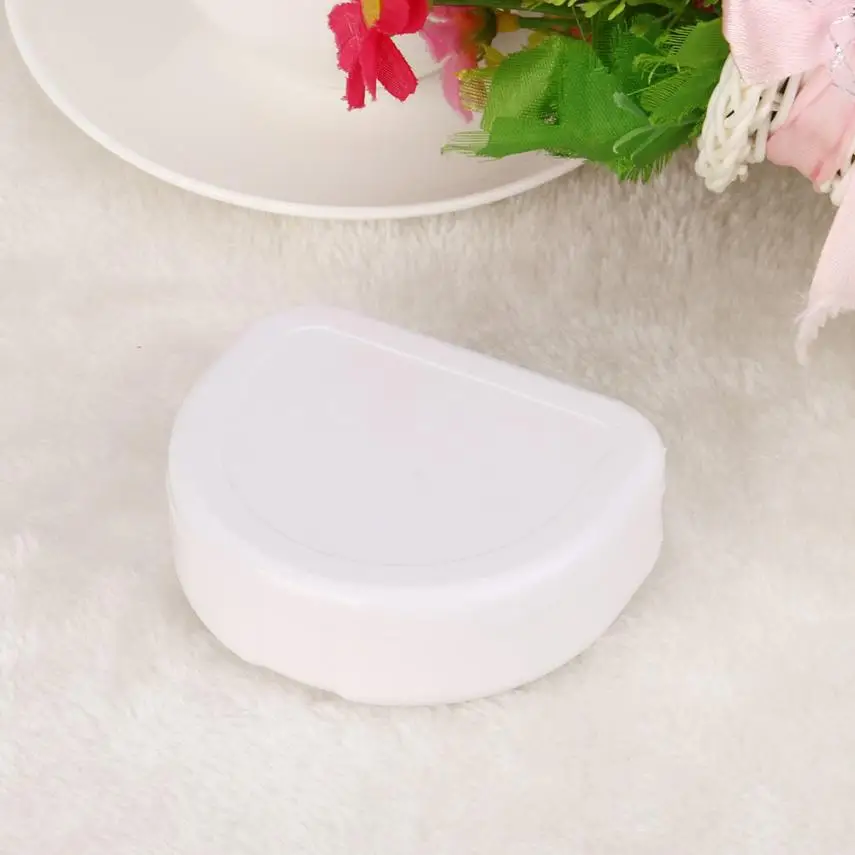 

Hot Sell Denture Bath Box Case Dental False Teeth Appliance Container Storage Boxes Denture Clean 5.7