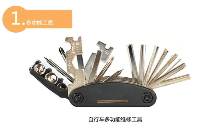 Горный велосипед наборы инструментов для велосипеда Многофункциональный