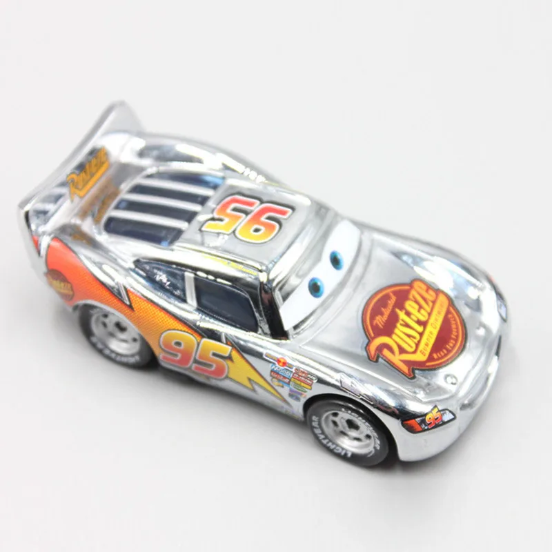 Машинки из &quotтачки 3 шт./лот цвета: золотистый серебристый полиции Lightning McQueen