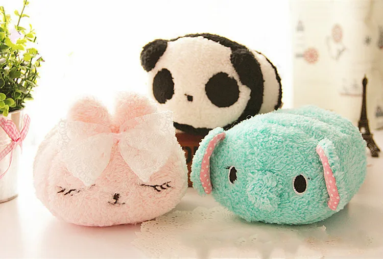 KAWAII корея синий панда слон кролик мобильный телефон подставка плюшевые мягкие