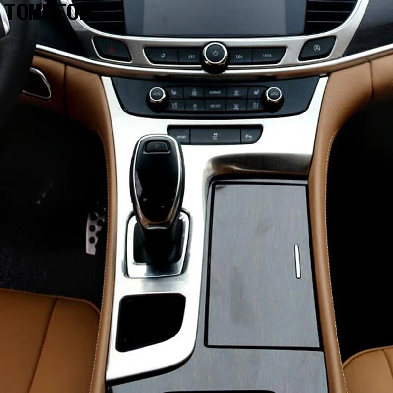 

1piece For Buick LaCrosse 2016 ABS Chrome Car Interior Middle Gear Shif Knob Panel Cover Frame Trim Styling Accessories